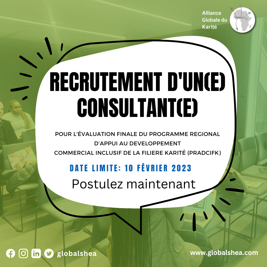 Recrutement D'un(e) Consultant(e)